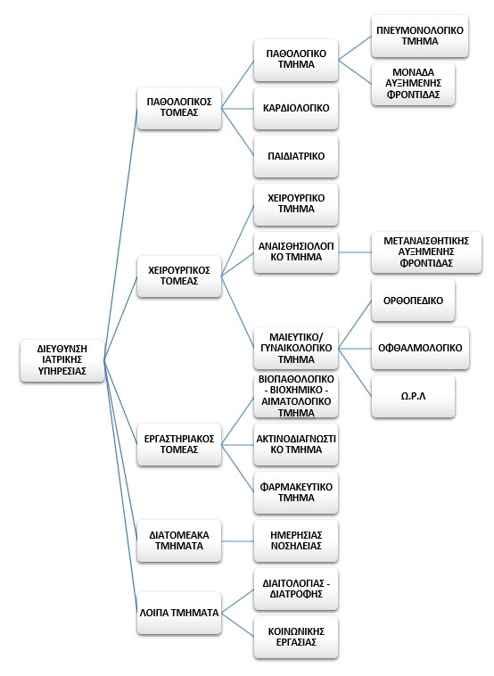 Οργανόγραμμα Ιατρική Υπηρεσία
